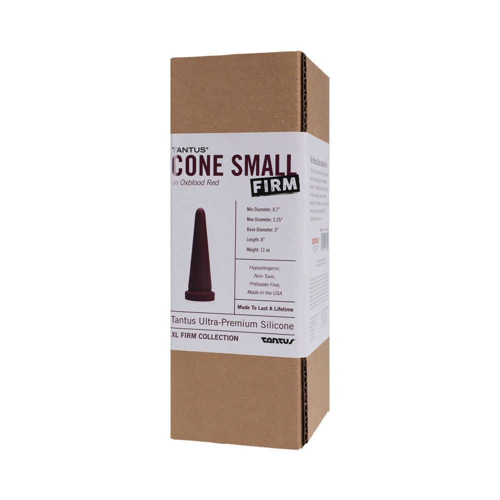 Tantus - Tantus Cone Small Firm Dildo Garnet (Box) - Anal Toys & Stimulators - Silicone
