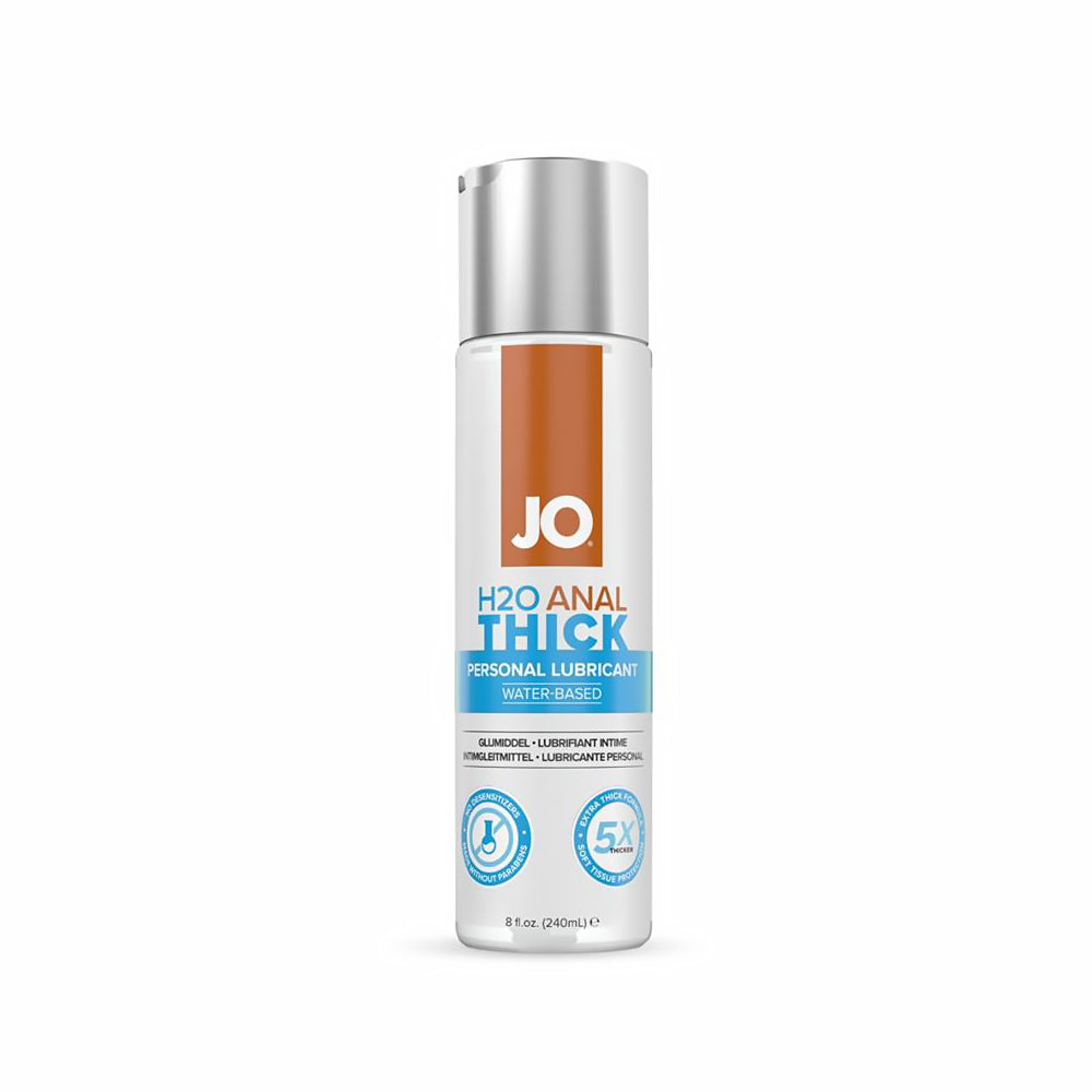 System JO - JO H2O Anal Thick Water-Based Lubricant 8 oz. - Lubricants, Creams & Glides - Gel