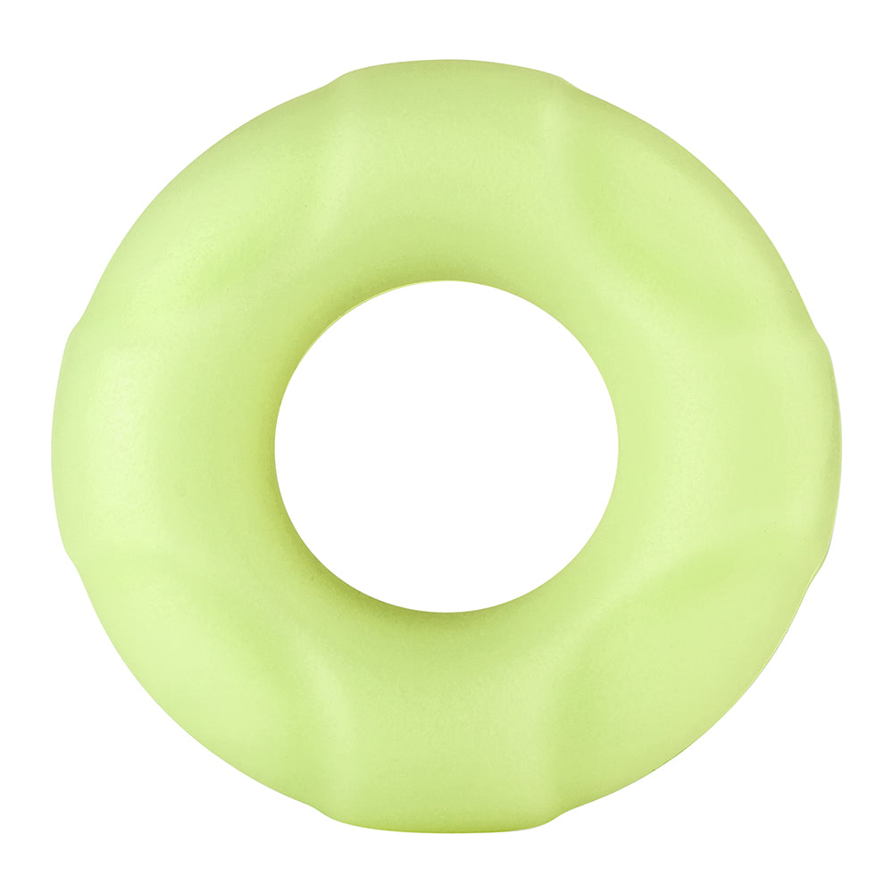 Forto - Forto F-33 Liquid Silicone Cockring Large Glow - Cockrings - Silicone