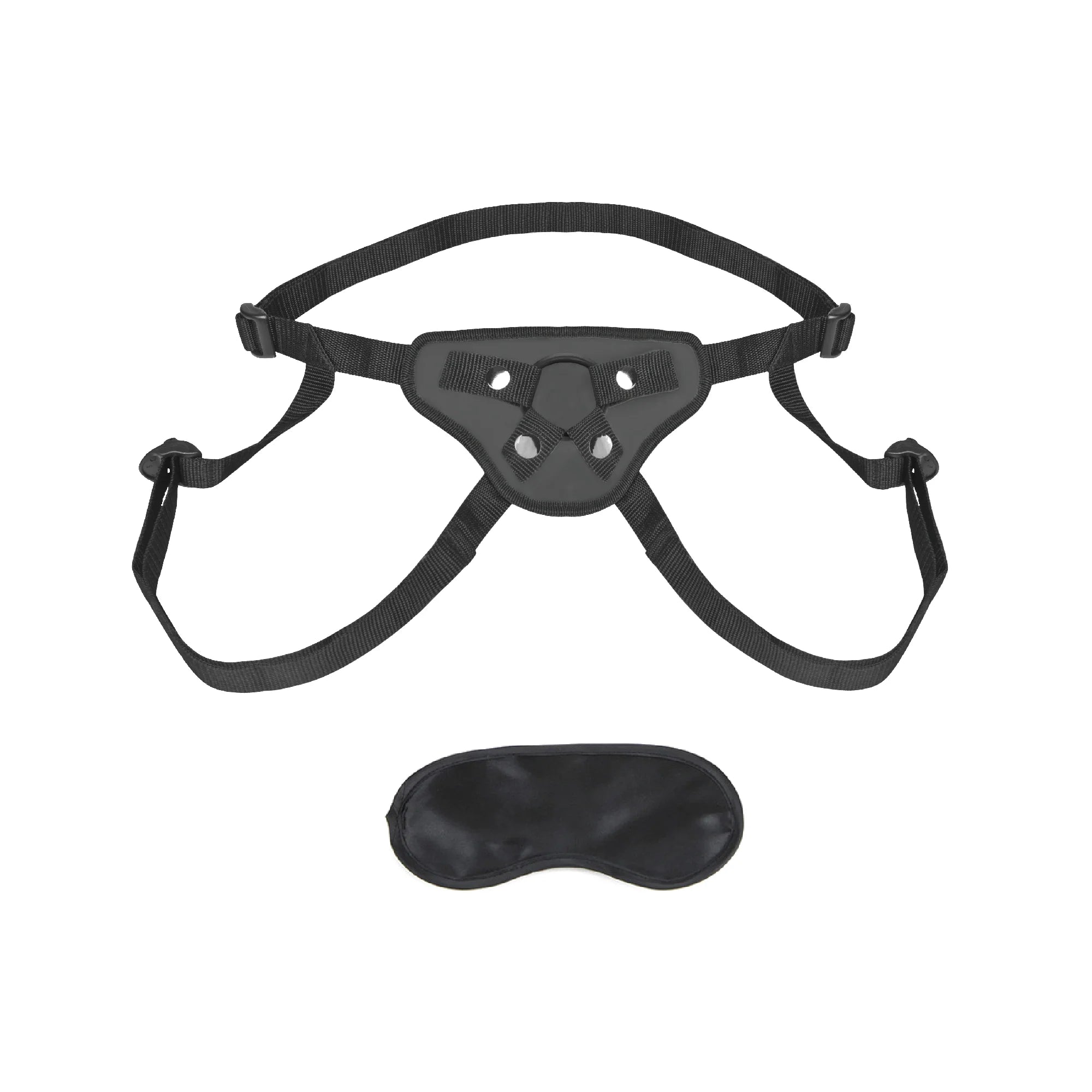 Electric Eel - Lux Fetish Beginners Strap-On Harness Black - Harnesses & Strap-Ons - PVC