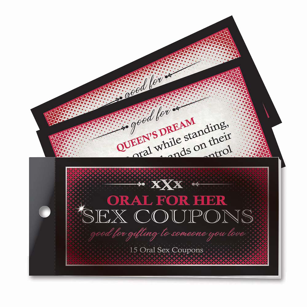 Little Genie - Oral Adventures For Her Sex Coupons - Couples - Paper