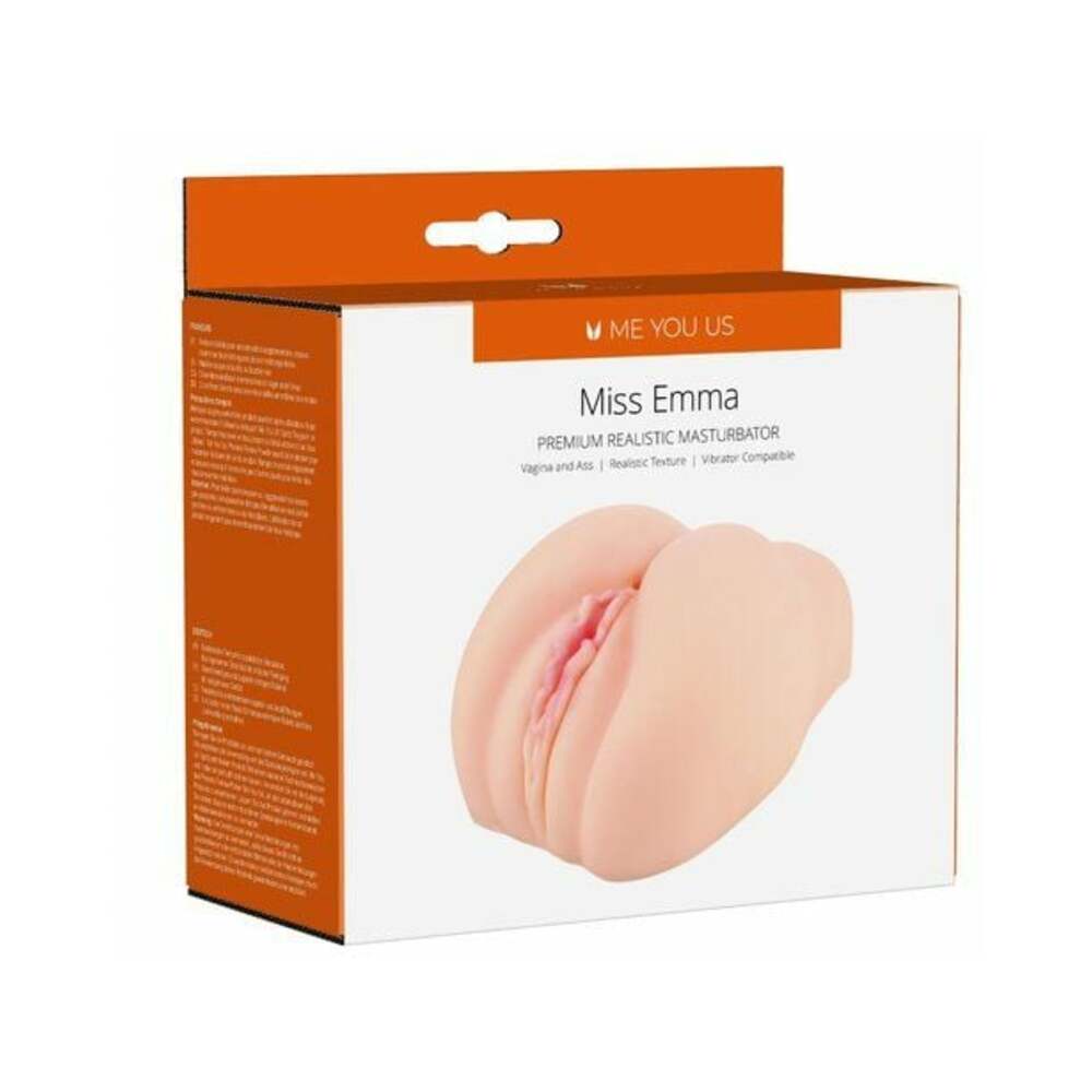 Me You Us - Me You Us Miss Emma Premium Realistic Masturbator Vanilla - Masturbation Aids for Males - TPE/TPR/Elastomers
