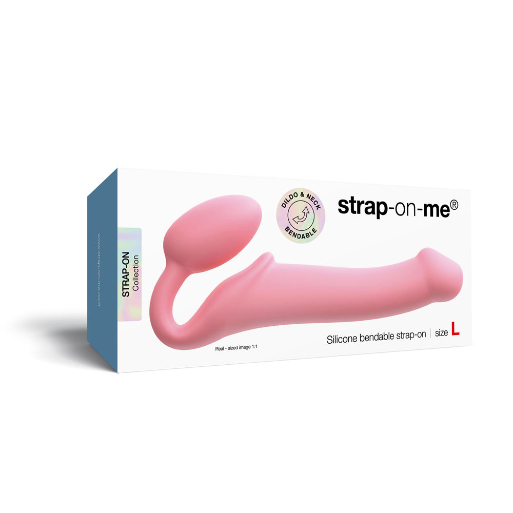 Lovely Planet Strap-On-Me Silicone Bendable Strapless Strap-On Pink Large
