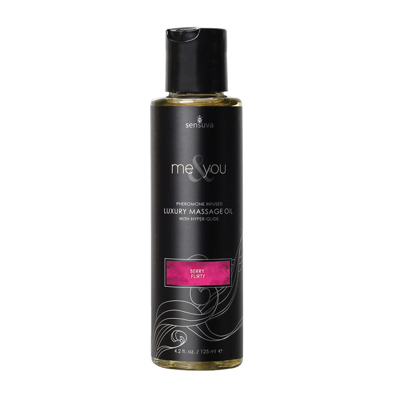 Sensuva - Sensuva Me & You Pheromone-Infused Luxury Massage Oil Berry Flirty - Lubricants, Creams & Glides - Liquid
