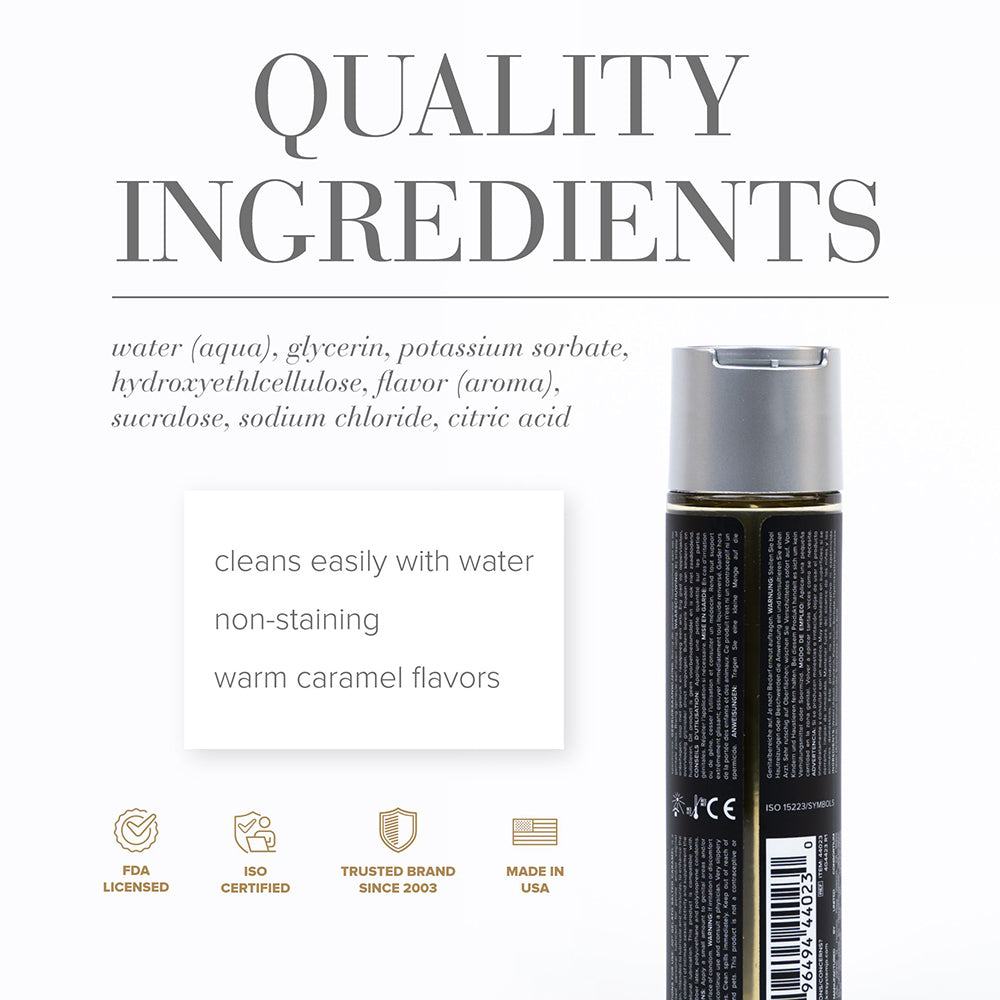 System JO - JO Gelato Salted Caramel Flavored Water-Based Lubricant 4 oz. - Lubricants, Creams & Glides - Liquid