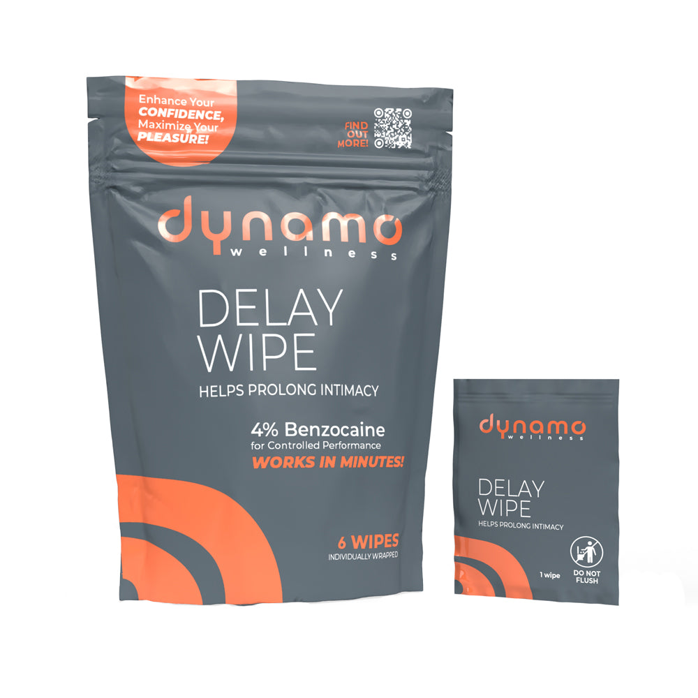 Dynamo Wellness - Dynamo Wellness Delay Wipe 4% 6-Pack - Supplements & Enhancers
