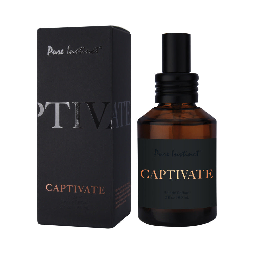 Classic Brands - Pure Instinct Pheromone Eau De Parfum Captivate 2 Floz | 60 Ml - Supplements & Enhancers - Liquid