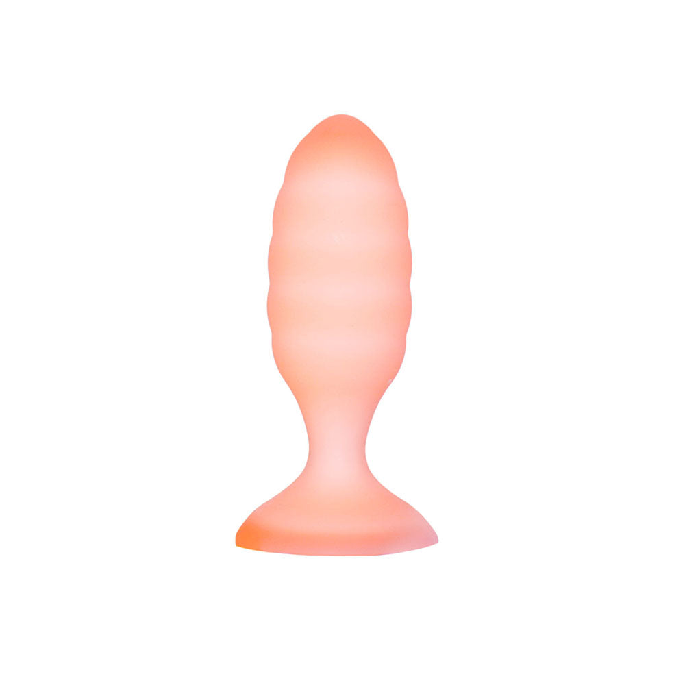 BMS - Softies Dual Layer Butt Plug 4 in. Orange - Anal Toys & Stimulators