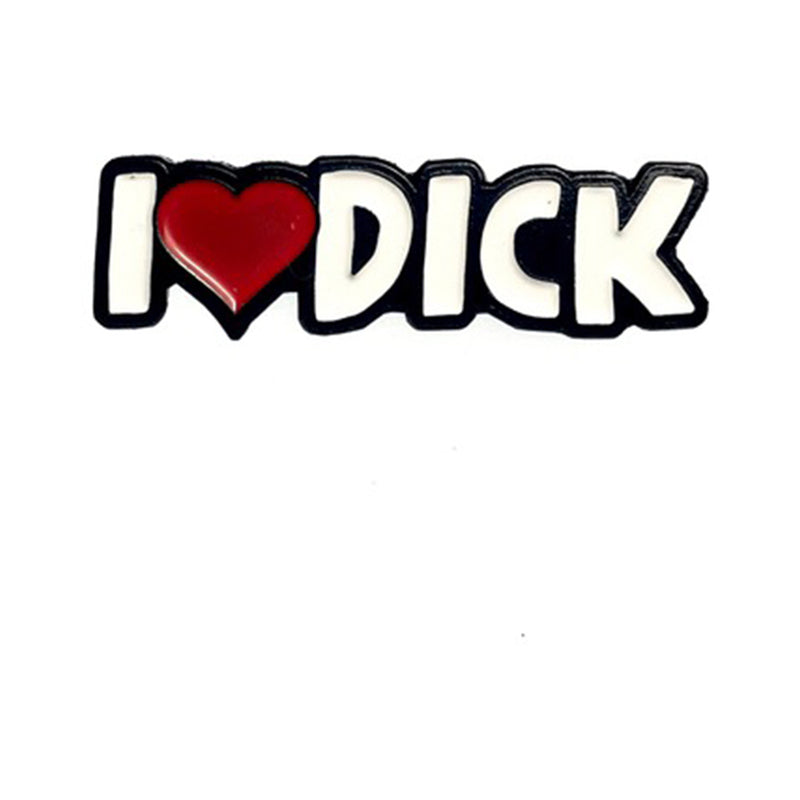 Geeky & Kinky - Geeky & Kinky I Heart Dick Enamel Pin - Novelties & Games - Metal
