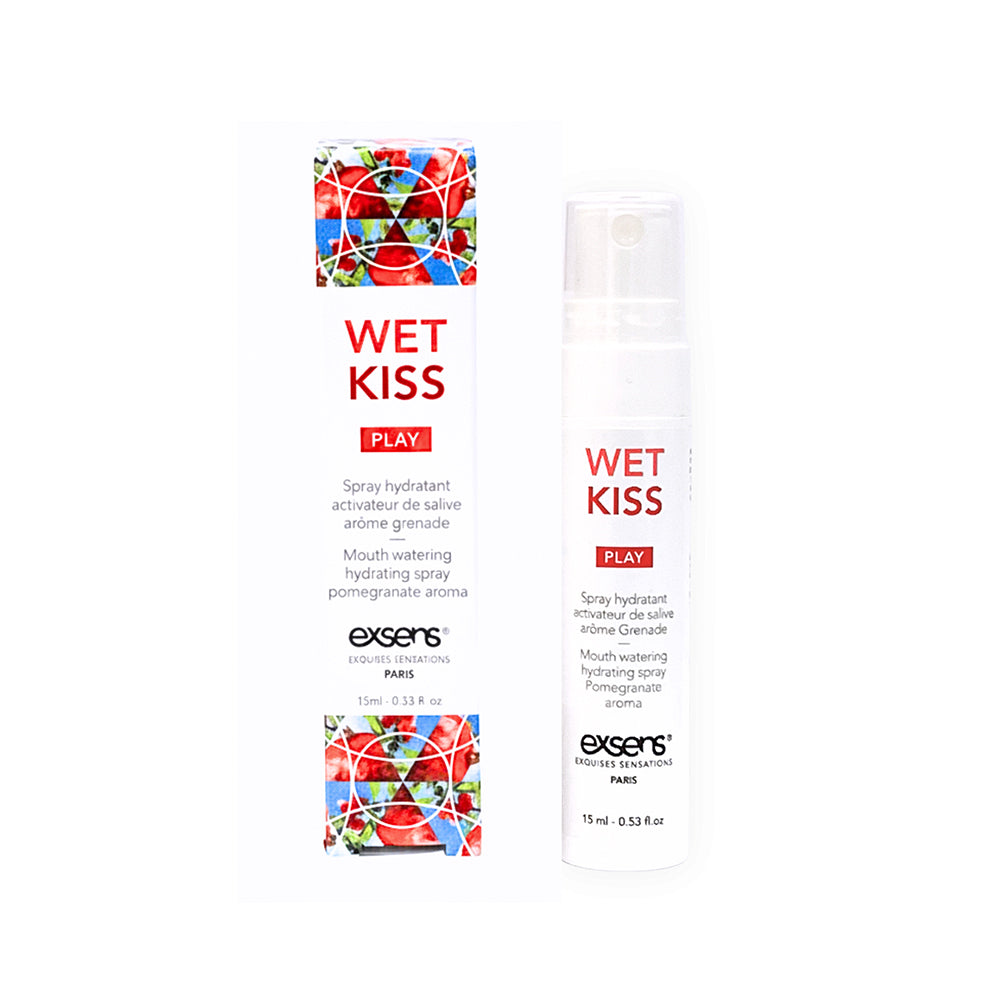 Exsens - Exsens Wet Kiss Pomegranate Moisturizing Saliva Spray 15ml - Supplements & Enhancers