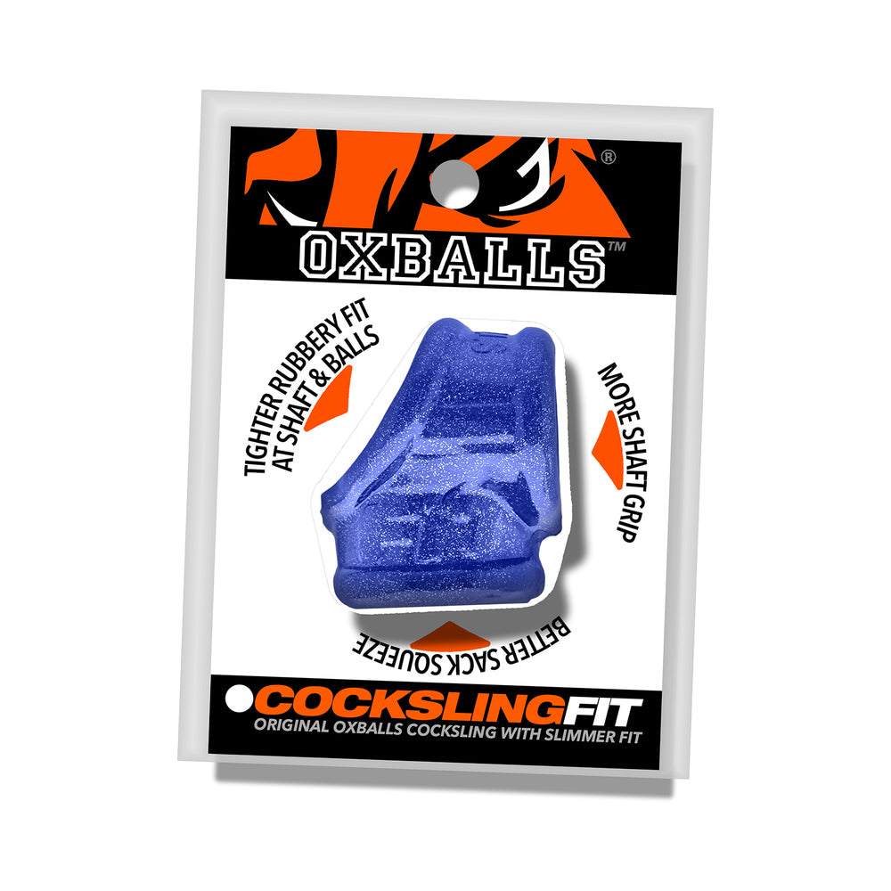 Oxballs - Oxballs Cocksling Fit Sling Blue Fire - Cockrings