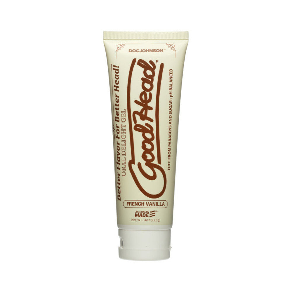 Doc Johnson - GoodHead Oral Delight Gel 4 oz Tube French Vanilla - Supplements & Enhancers - Liquid