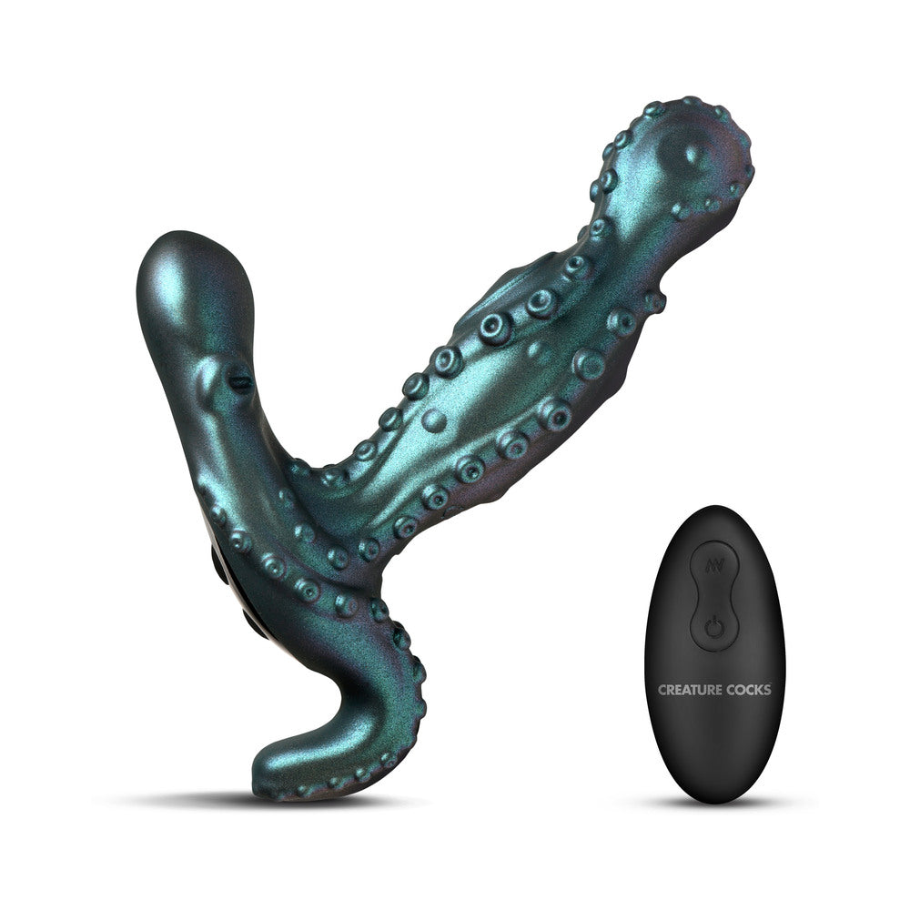 XR Brands - Creature Cocks Octoprobe Gyrating Prostate Vibrator - Anal Toys & Stimulators