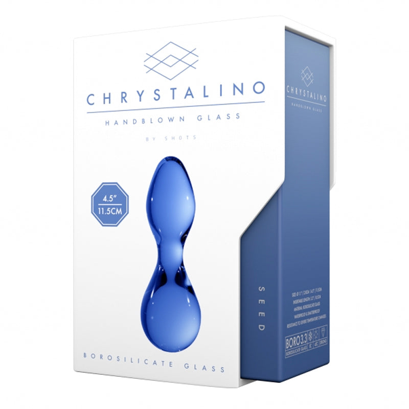 Shots - Chrystalino Seed - Blue - Dildos