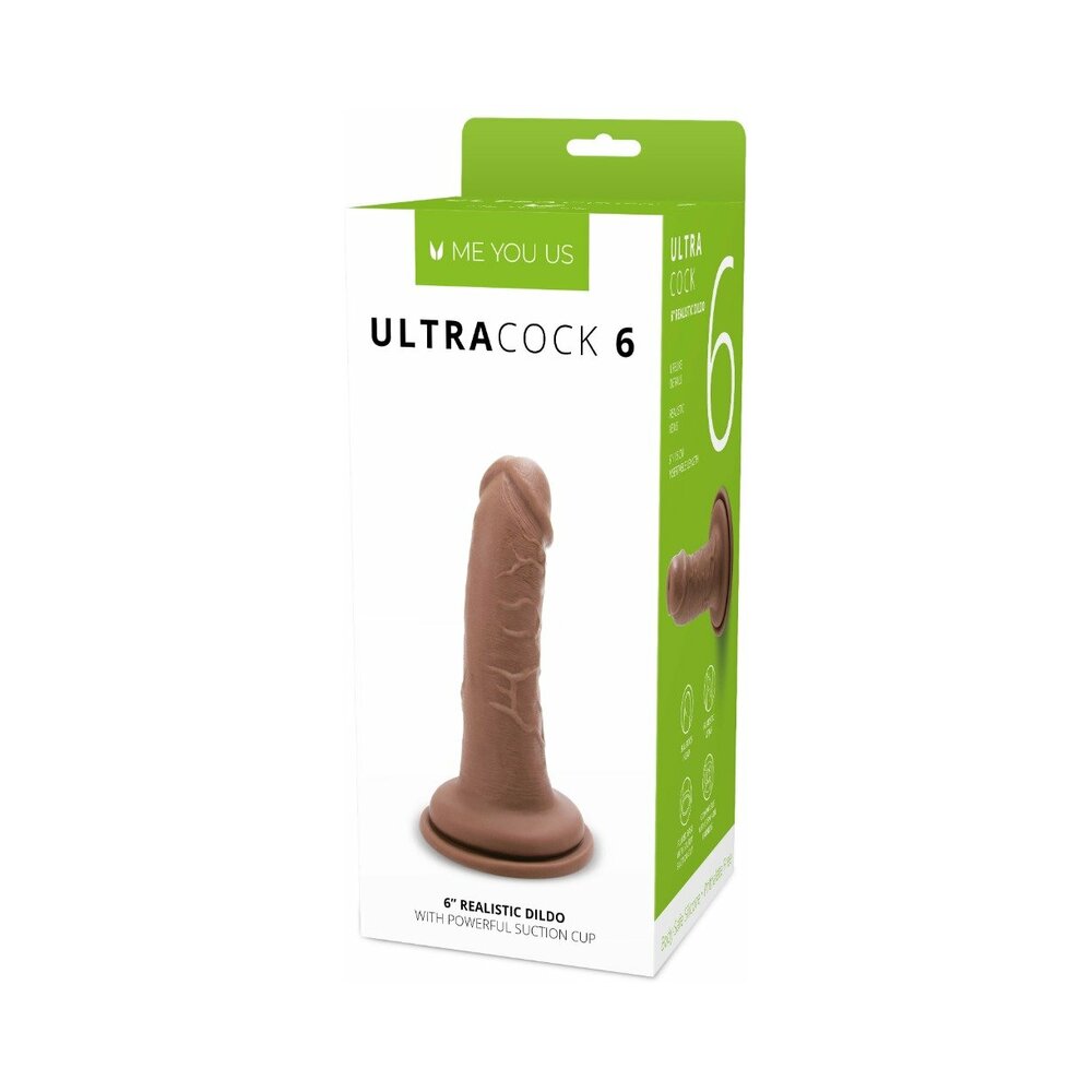 Me You Us - Me You Us Ultra Cock 6 in. Realistic Dildo Caramel - Dildos - PVC