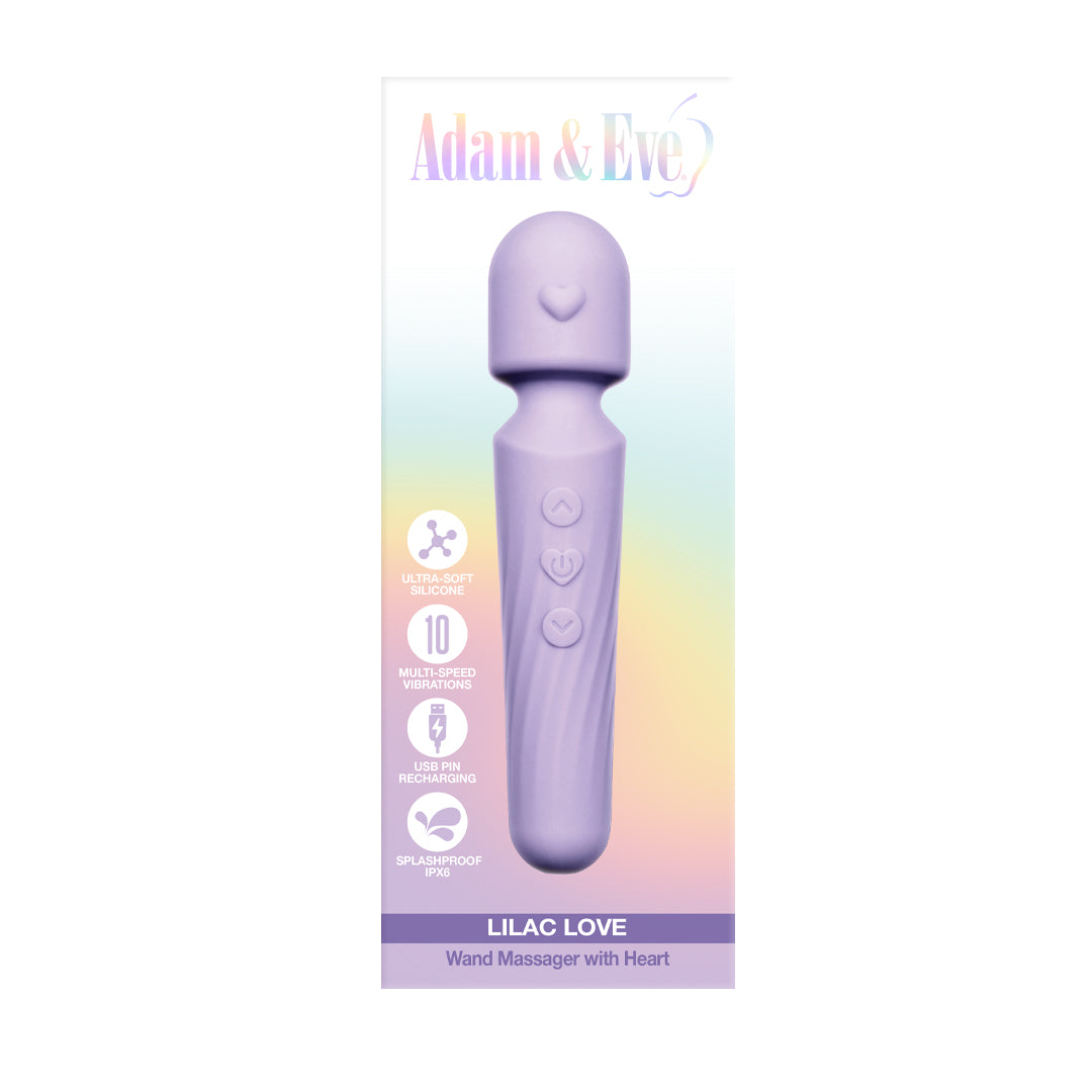 Adam & Eve - Adam & Eve Lilac Love Wand - Vibrators