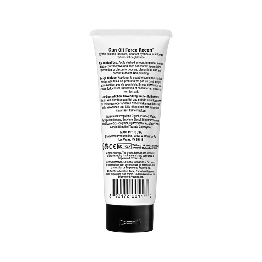 Gun Oil - Gun Oil Force Recon Hybrid Lubricant 3.3 oz. - Lubricants, Creams & Glides