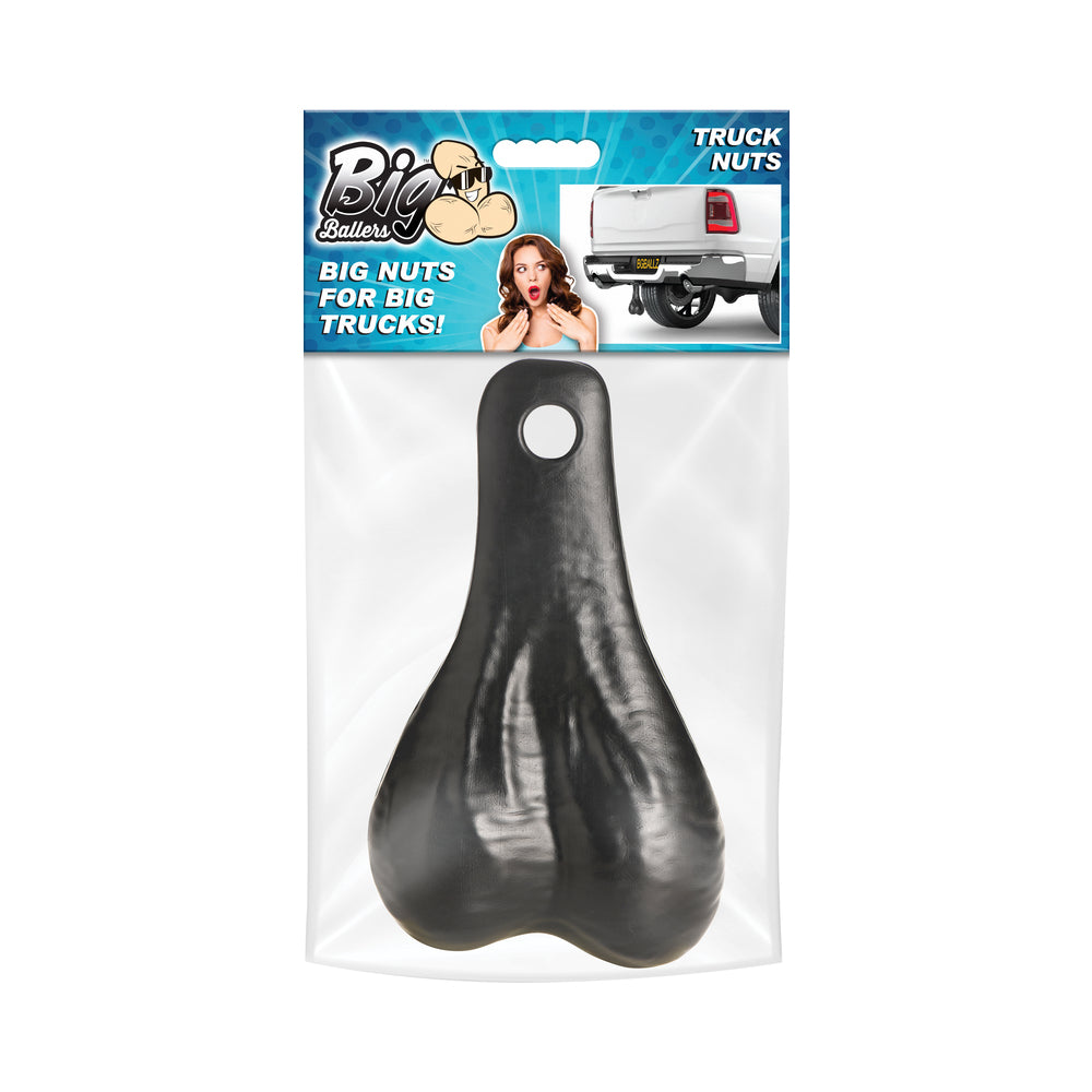 XR Brands - Big Ballers Small Truck Nuts Black - Novelties & Games - Plastic