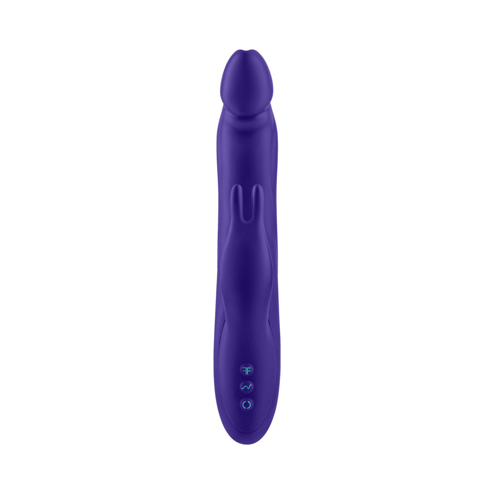 FemmeFunn - FemmeFunn Booster Rabbit XL Dark Purple - Vibrators - Silicone