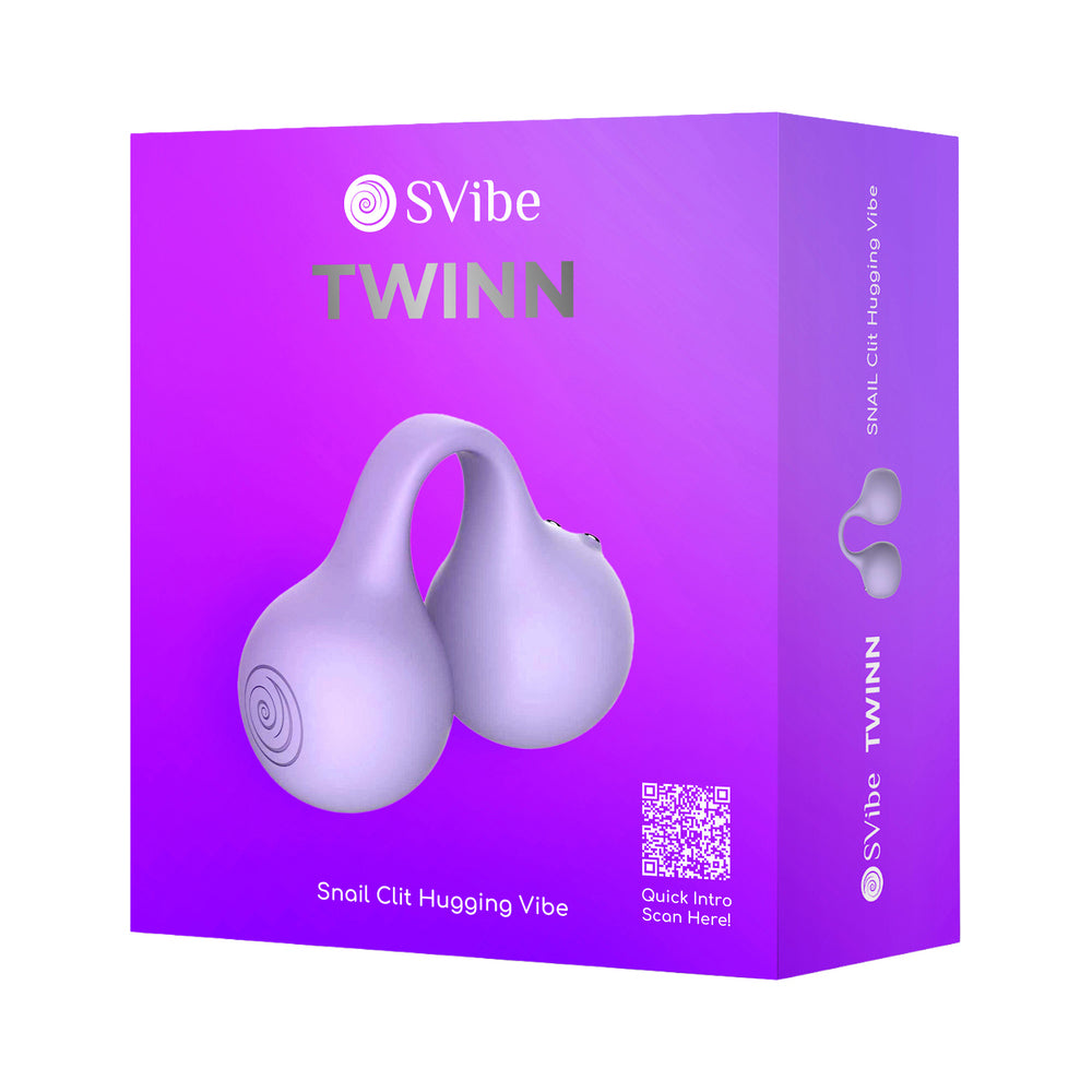 SVibe - SVibe Snail Twinn Finger Vibrator Lilac (App) - Vibrators