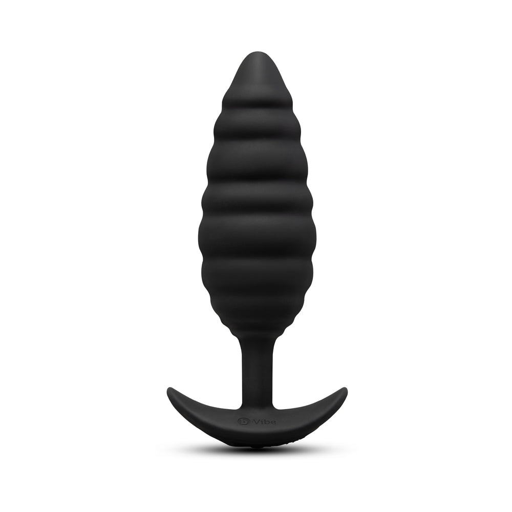 b-Vibe - b-Vibe Twist Texture Plug Black - Anal Toys & Stimulators