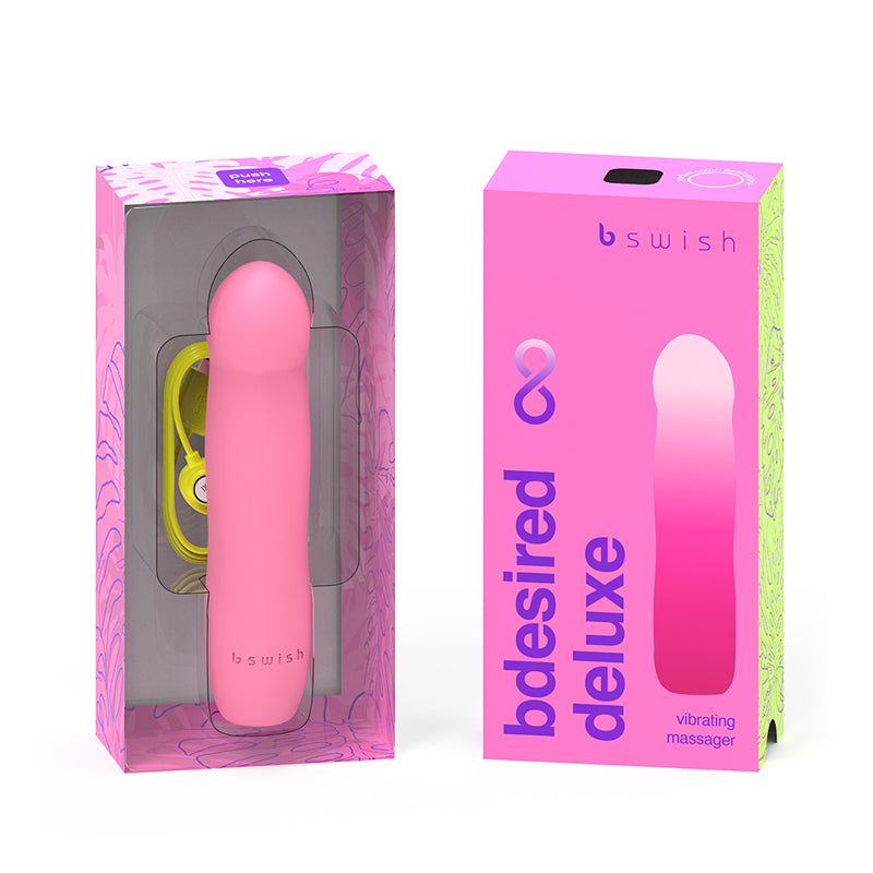 B Swish - B Swish Bdesired Infinite Deluxe Flamingo Pink - Vibrators - Silicone