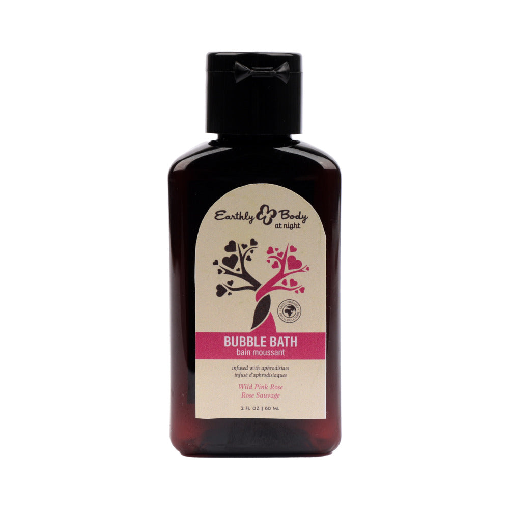 Earthly Body - Earthly Body At Night Aphrodisiac Bubble Bath Wild Pink Rose 2 oz. - General - Liquid