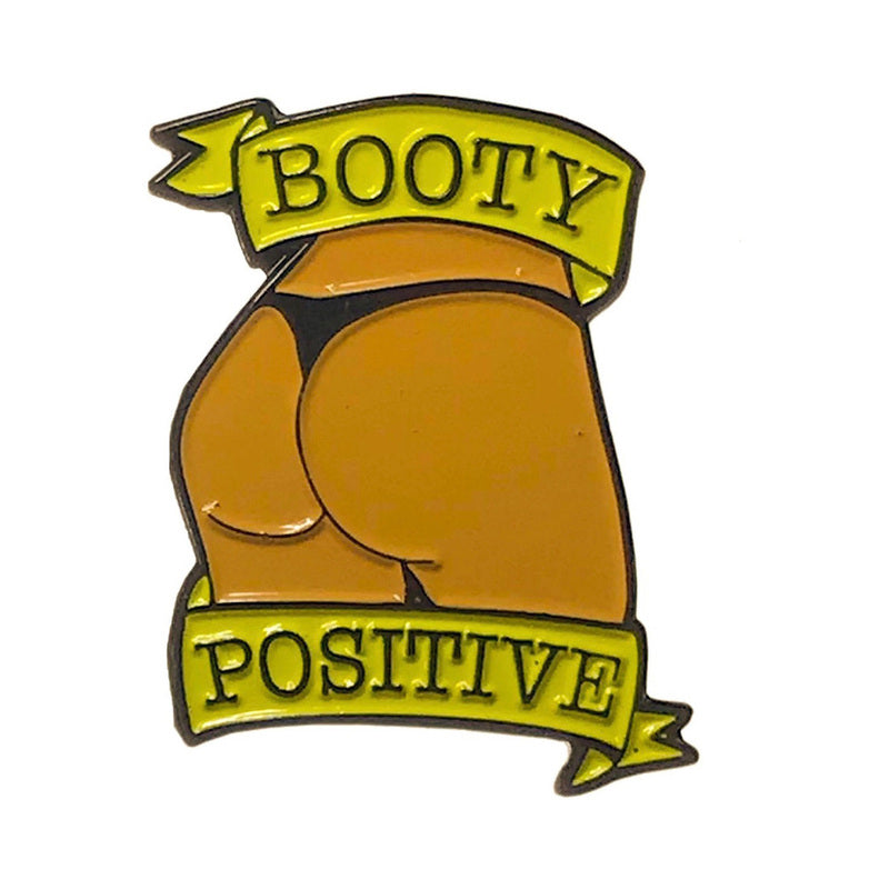 Geeky & Kinky - Geeky & Kinky Booty Positive (Caramel) Enamel Pin - Novelties & Games - Metal