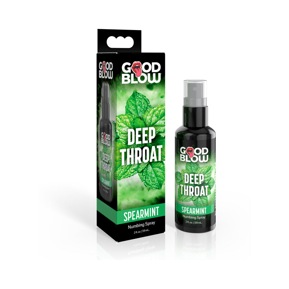 XR Brands - Good Blow Deep Throat Spray Spearmint 1 oz. - Supplements & Enhancers - Liquid