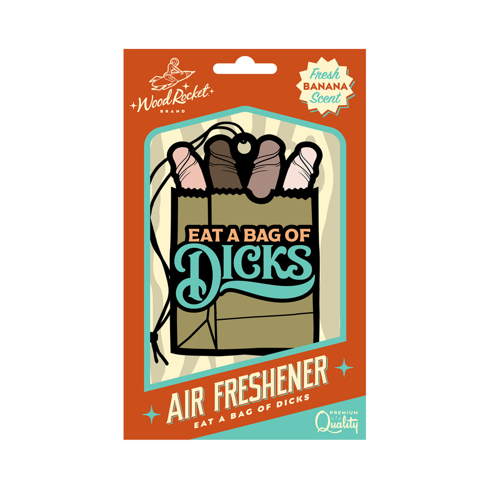 Wood Rocket - Wood Rocket Air Freshener Bag of Dicks - Novelties & Games - Paper