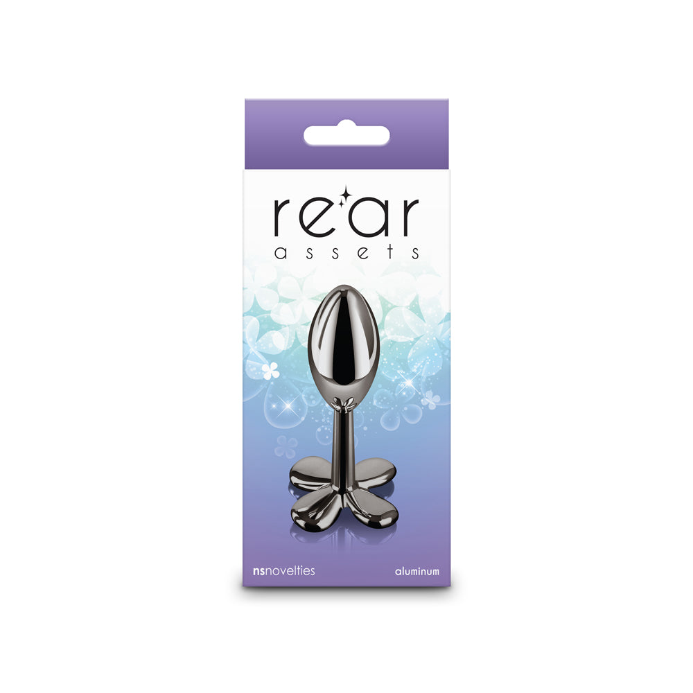 NS Novelties - Rear Assets Clover Gunmetal - Anal Toys & Stimulators - Metal