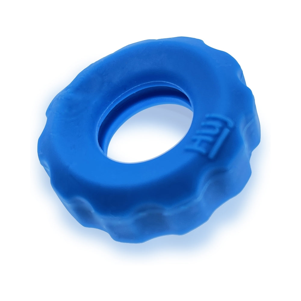 Oxballs - Hunkyjunk SuperHuj 3-Pack Cockrings Teal Ice - Cockrings - TPE/TPR/Elastomers
