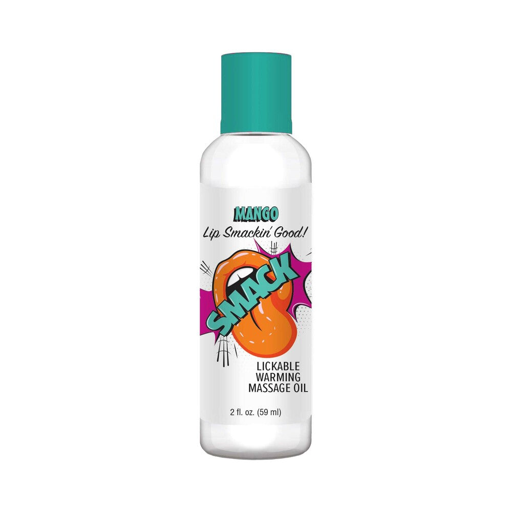 Little Genie - Smack Lickable Massage Oil Mango 2 oz. - Lubricants, Creams & Glides