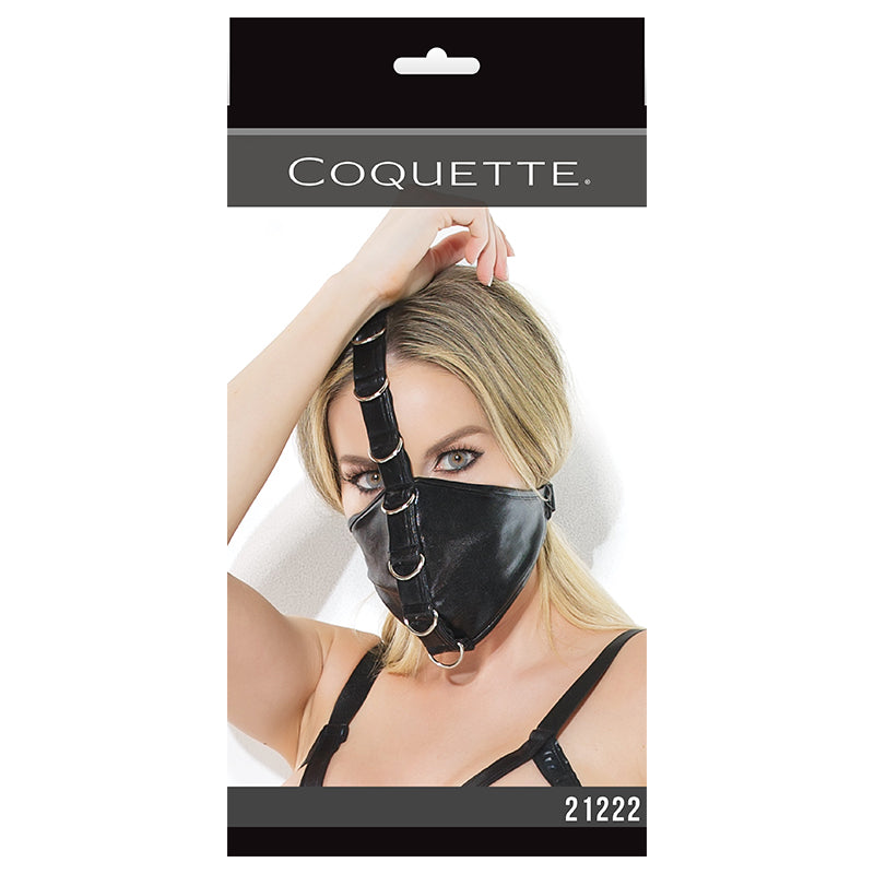 Coquette - Darque Fetish Mask Black OS - Bondage & Fetish Toys - Polyester