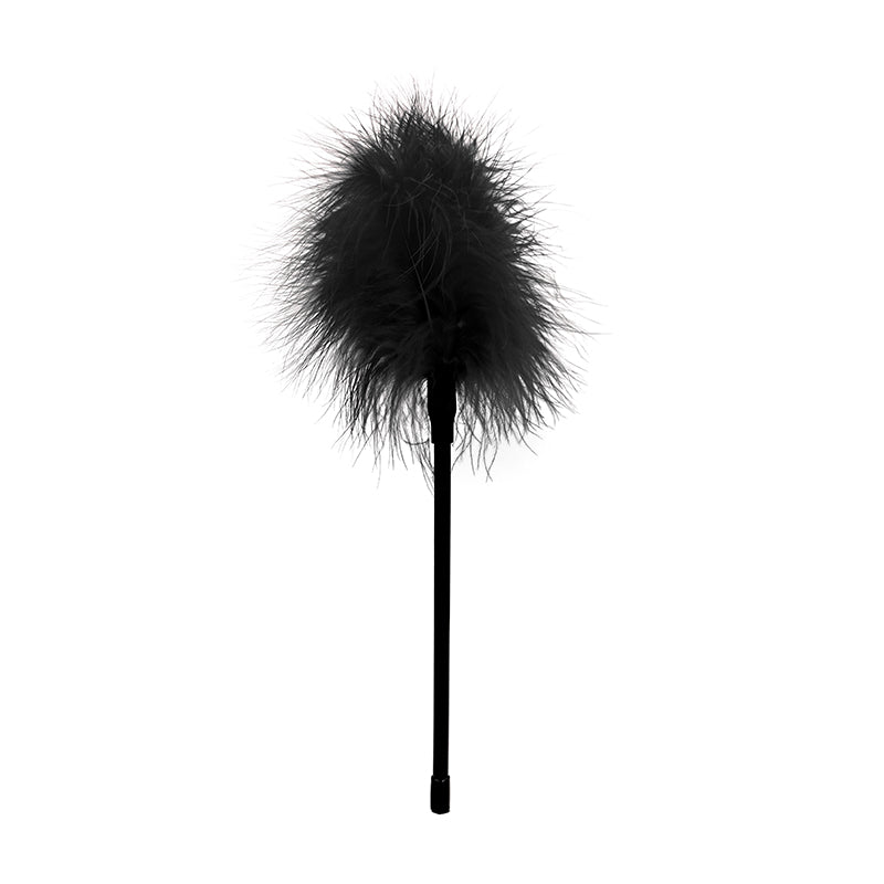Shots - Ouch! Feather Tickler Black - Bondage & Fetish Toys - Feather