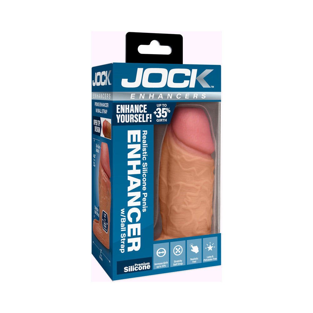 Curve Novelties - JOCK Silicone Penis Extension Sleeve Medium - Bondage & Fetish Toys - Silicone