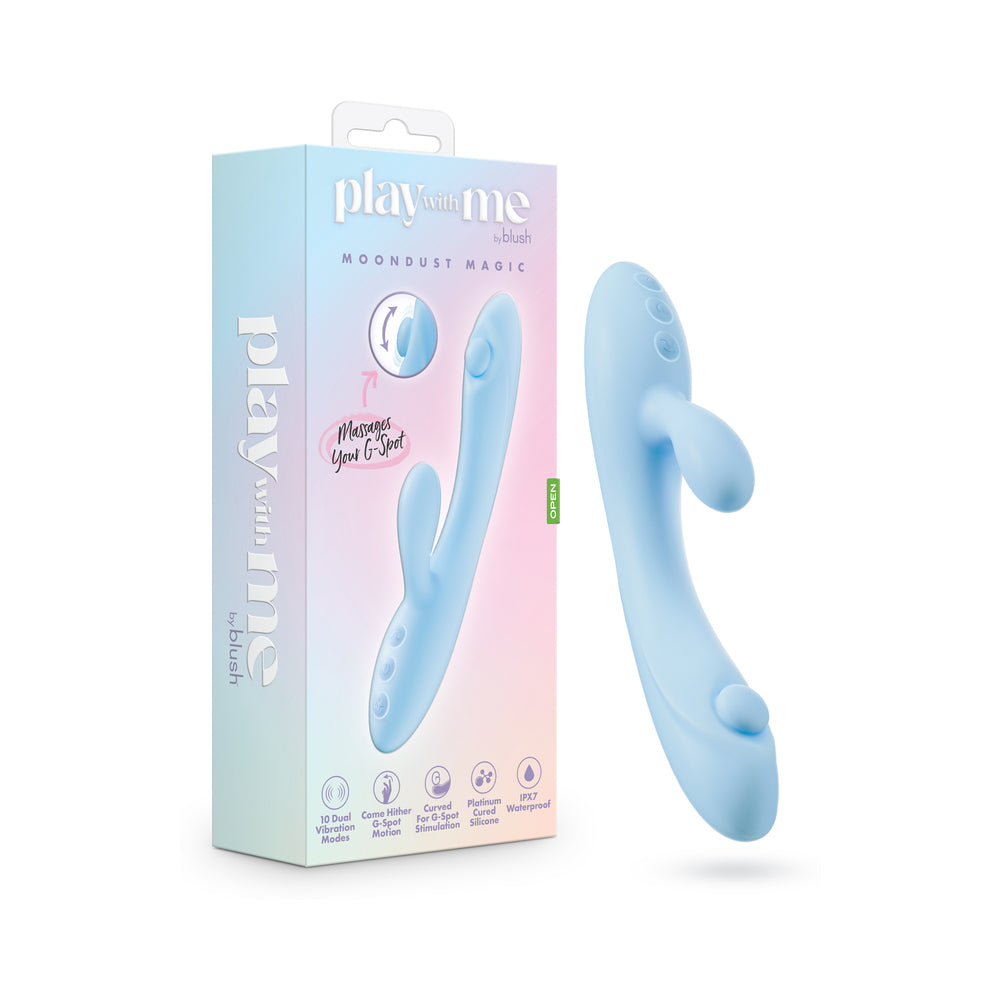 Blush - Play With Me Moondust Magic Blue - Vibrators - Silicone