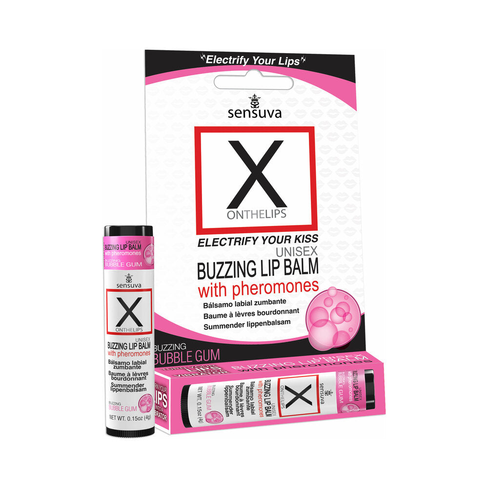 Sensuva - Sensuva X on the Lips Pheromone Lip Balm Bubble Gum - Supplements & Enhancers