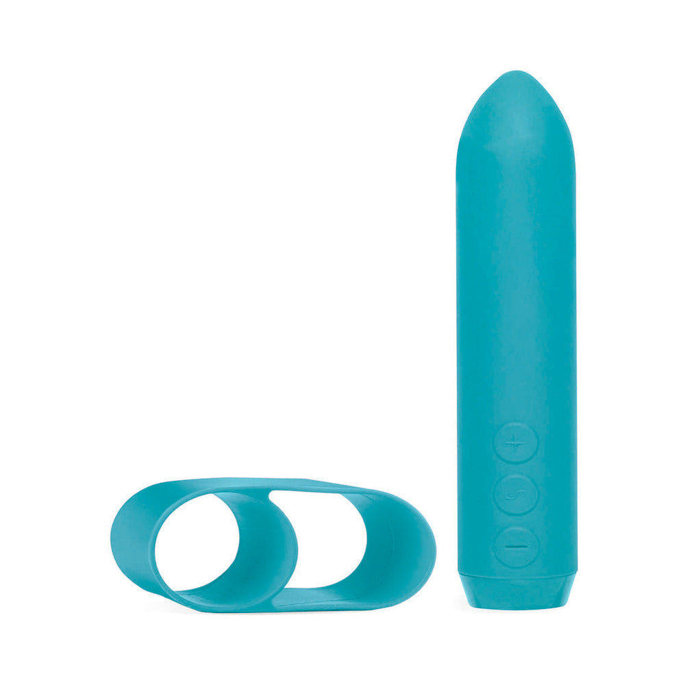 Je Joue - Je Joue Classic Bullet Vibrator Rechargeable Silicone with Finger Sleeve Teal - Vibrators - Silicone