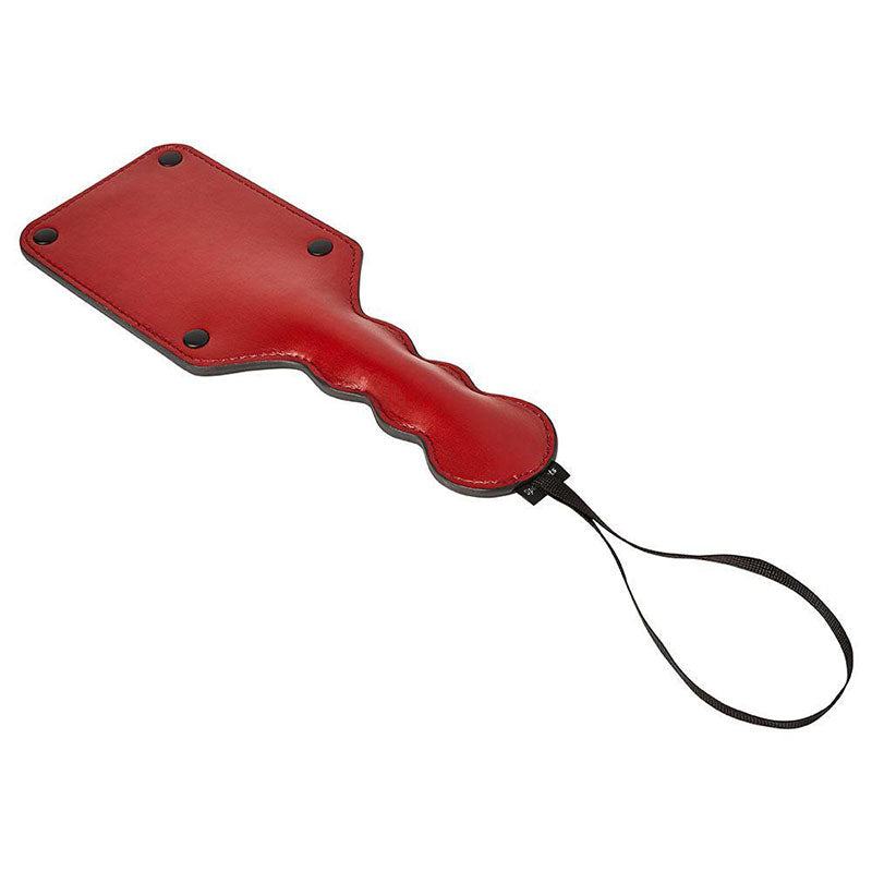 Sportsheets - Sportsheets Saffron Square Paddle Red - Bondage & Fetish Toys - Polyurethane