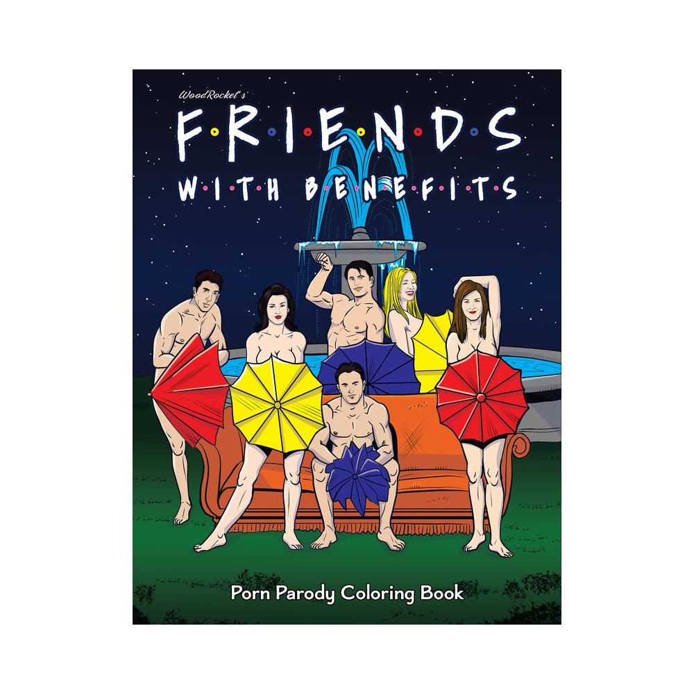 Wood Rocket - Friends With Benefits Porn Parody Coloring Book - Novelties & Games - Paper