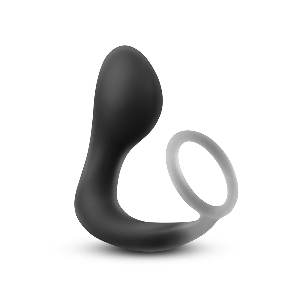 NS Novelties - Renegade Slingshot Cock Ring & Prostate Stimulator Black - Anal Toys & Stimulators - Silicone