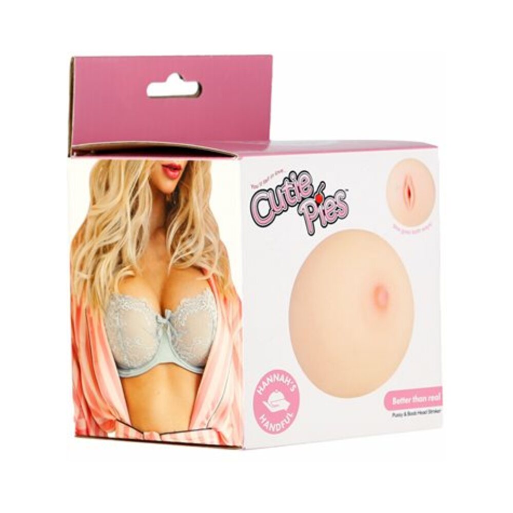 BMS - CutiePies Hannah''s Handful Boobie Stroker Beige - Novelties & Games - TPE/TPR/Elastomers