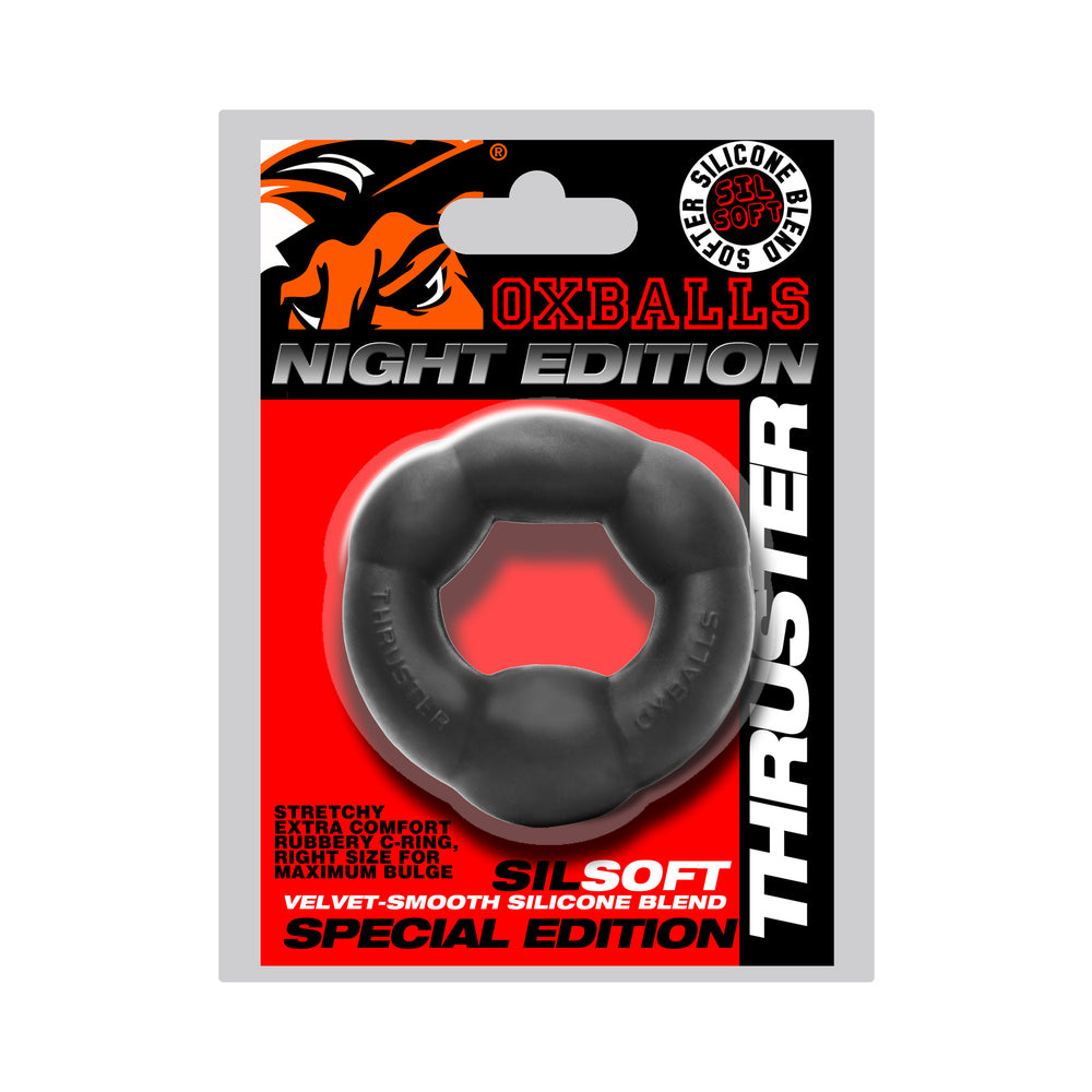Oxballs - Oxballs Thruster Comfort Bulge Lifter Cockring Special Edition Night - Cockrings - Silicone