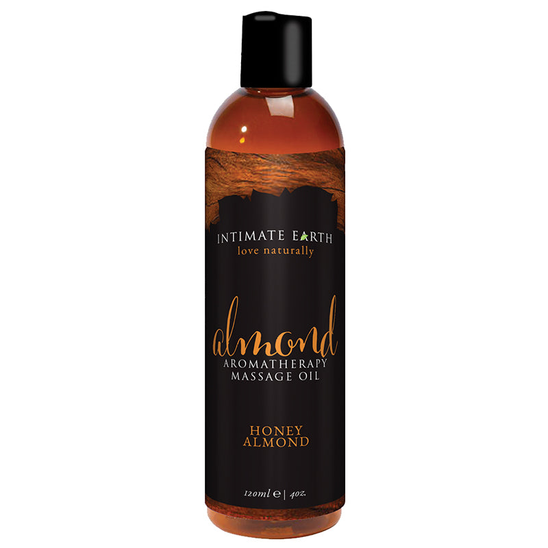 Intimate Earth - Intimate Earth Honey Almond Aromatherapy Massage Oil 4 oz. - Lubricants, Creams & Glides - Liquid