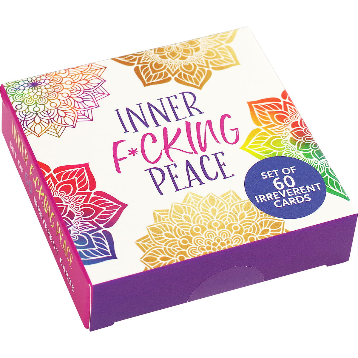 Peter Pauper Press - Inner Fucking Peace Cards (Set of 60) - Novelties & Games - Paper