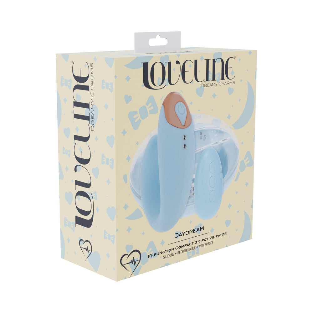 Shots - LoveLine Daydream AirTapTech Rechargeable Vibrator Blue - Vibrators - Silicone