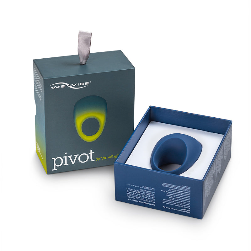 We-Vibe - We-Vibe Pivot Rechargeable Silicone Vibrating Couples Ring Blue - Vibrators - Silicone