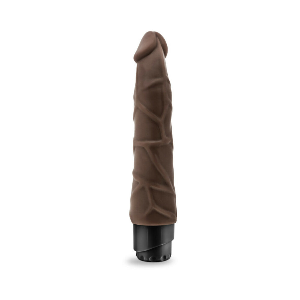 Blush - Dr. Skin Cock Vibe 1 Realistic 9 in. Vibrating Dildo Brown - Dildos - PVC