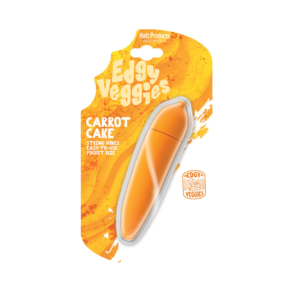 Hott Products - Edgy Veggies Carrot Cake Vibrator - Vibrators